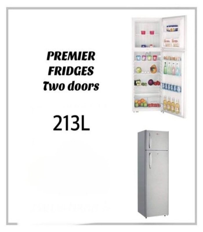 Premier Fridge PM-213 Two Doors Fridge - 213L