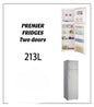Premier Fridge PM-213 Two Doors Fridge - 213L