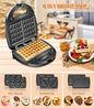 Nunix Sandwich  4 In 1 Slice Sandwich doughnut  Waffles &amp; Grill Maker KJ402
