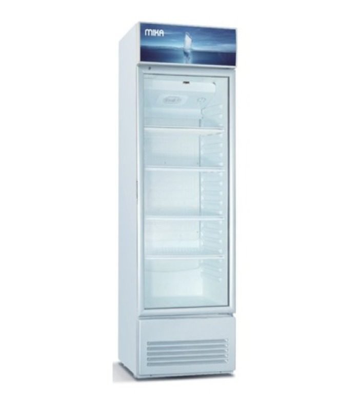 Mika Showcase Chiller- Upright - 220L - 150W - White MSFU2201WG