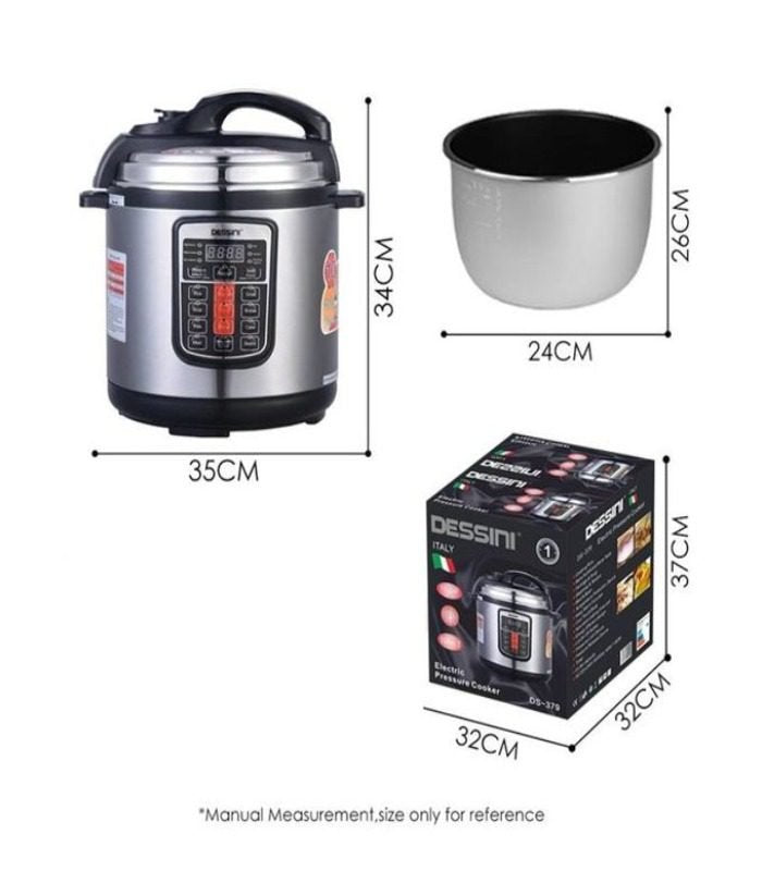 Dessini Electric Pressure Cooker-6liters DS-379