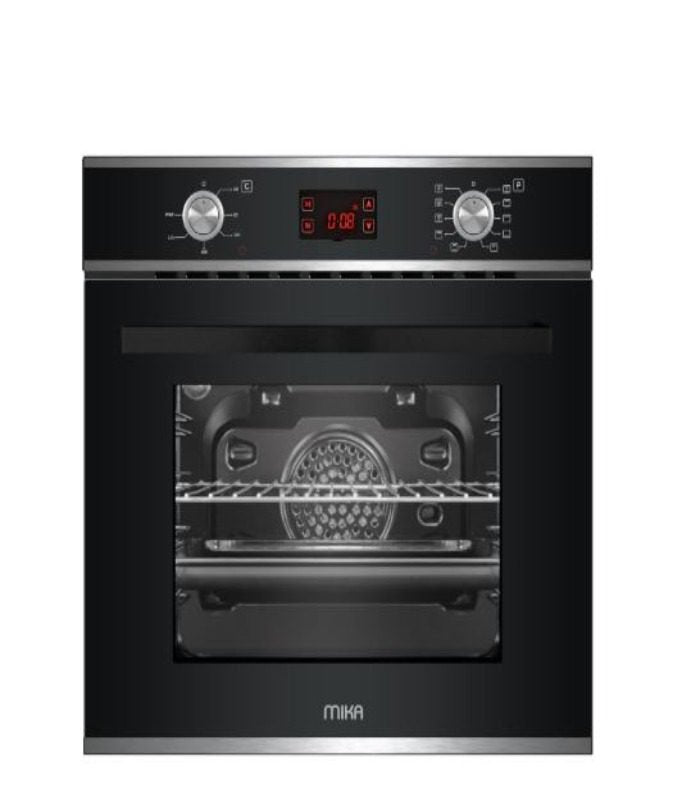 Mika Oven  Built In Oven  60cm  Digital  Glass MBV2102DTBG