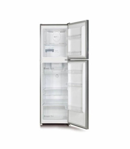 Mika Fridge  211L  Direct Cool  Double Door  Silver Brush MRDCD211SBR