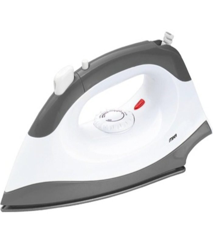 Mika Dry Iron  Non-Stick Soleplate  White &amp; Grey MDIR268
