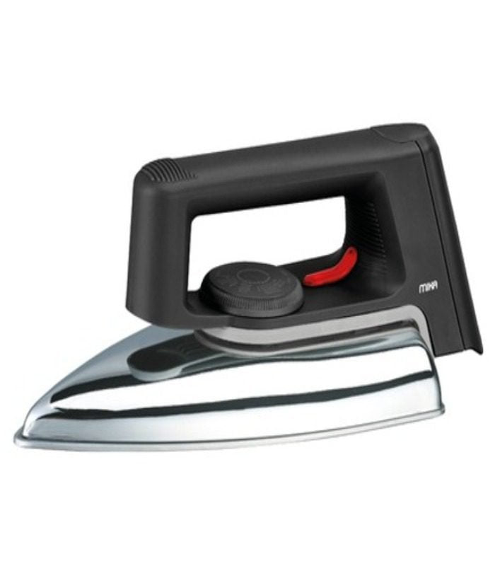 Mika Dry Iron  Ceramic Soleplate  Black &amp; Grey MDIR562