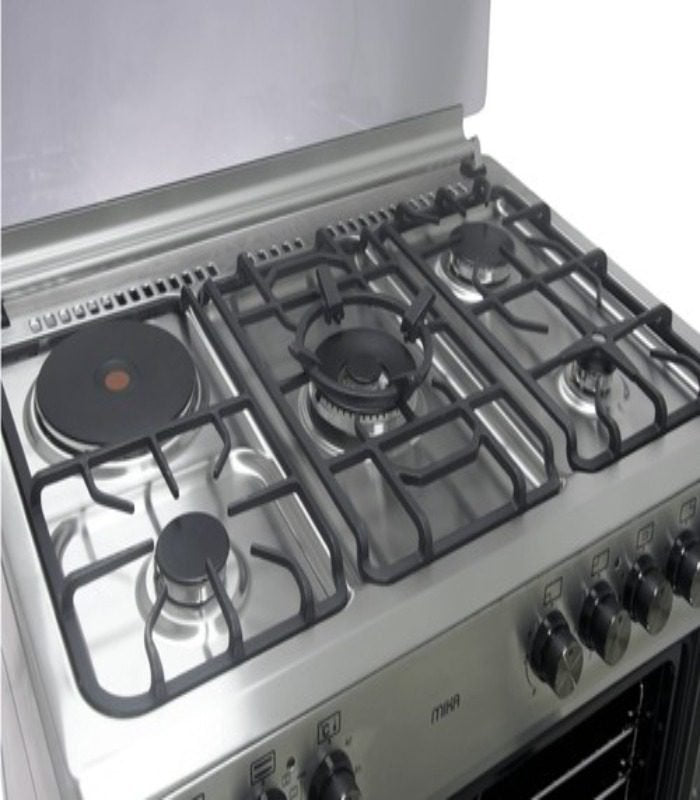 Mika Cooker  Standing Cooker  90cm x 60cm  4 Gas Burner + 1 Electric Plate  WOK Burner MST90PU41HI/FOW