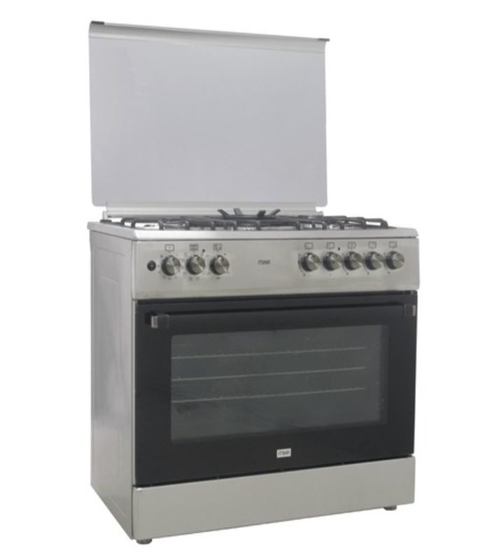 Mika Cooker  Standing Cooker  90cm x 60cm  4 Gas Burner + 1 Electric Plate  WOK Burner MST90PU41HI/FOW