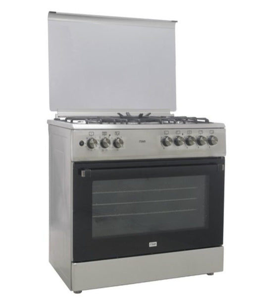 Mika Cooker  Standing Cooker  90cm x 60cm  4 Gas Burner + 1 Electric Plate  WOK Burner MST90PU41HI/FOW