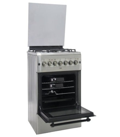 Mika Cooker  Standing Cooker  60cm x 60cm  3 Gas Burner + 1 Electric Plate  Half Inox MST6231HI/TP6W