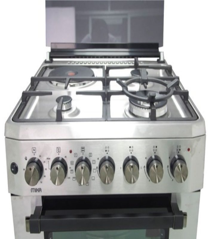 Mika Cooker  Standing Cooker  60cm X 60cm  3 + 1  Electric Oven  Half Inox MST6131HI/WOK