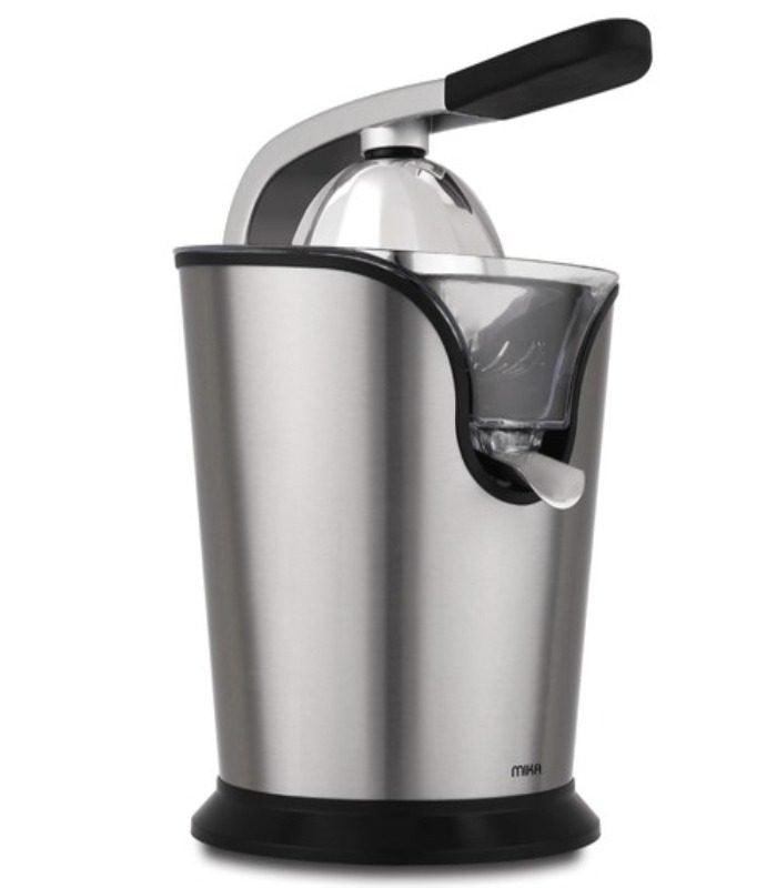 Mika Juicer  Citrus Juicer  Metal Handle Press  160W  Stainless Steel MJC201X