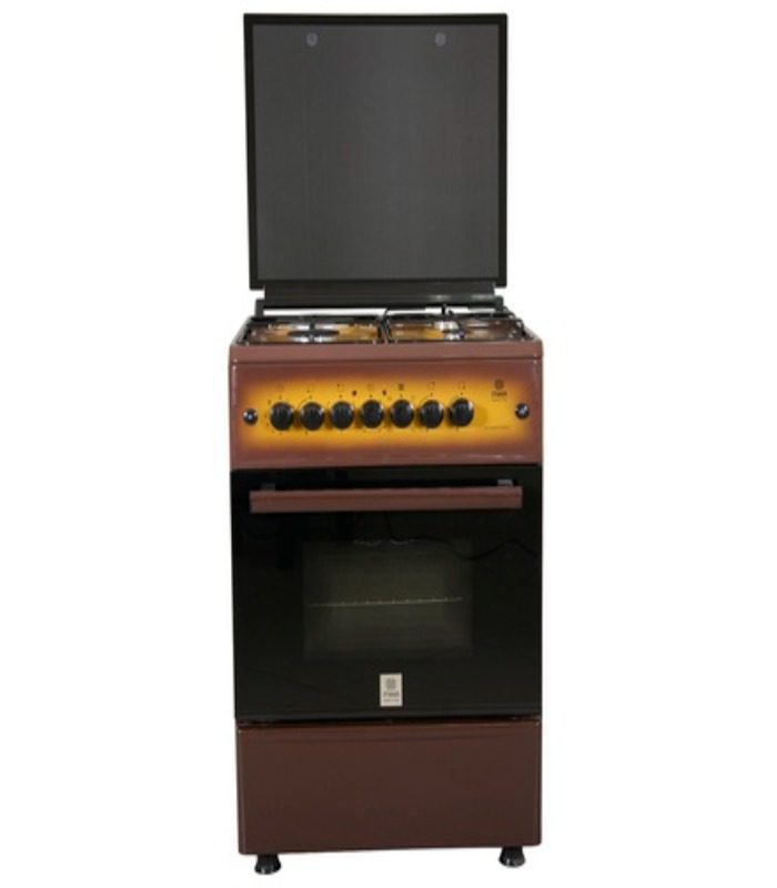 Mika Cooker Free Standing  50cm X 55cm  4GB  Gas Oven  Light Brown MST55PIAGDB/SD