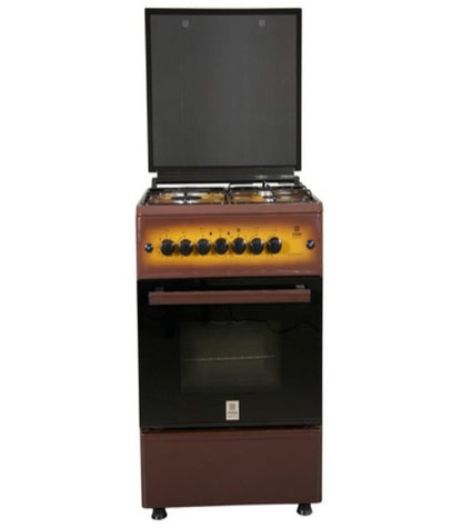 Mika Cooker  Standing Cooker  58cm X 58cm  3 + 1  Electric Oven  Dark Brown MST60PU31DB/SD