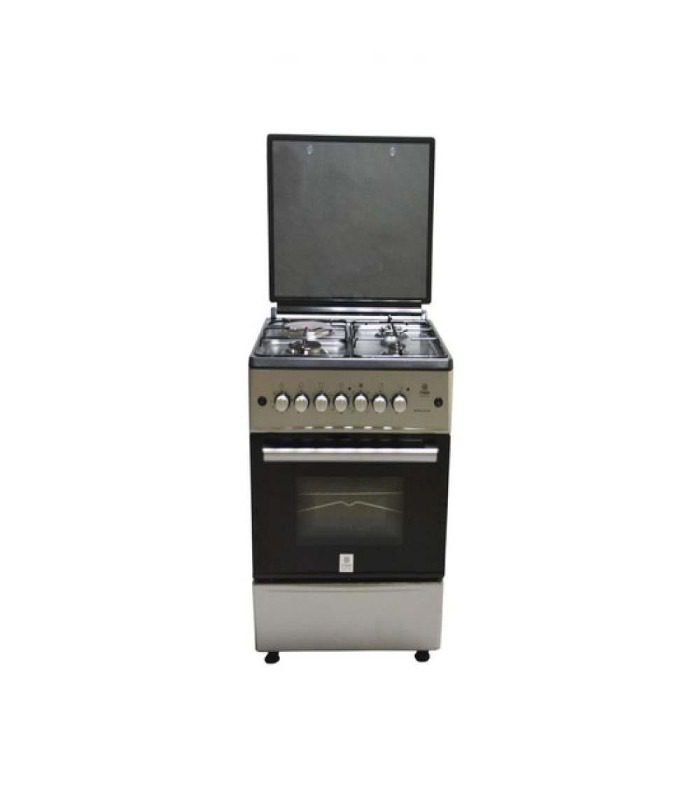 Mika Cooker  Standing Cooker  58cm X 58cm  3 + 1  Electric Oven  Silver MST60PI31SL/EM