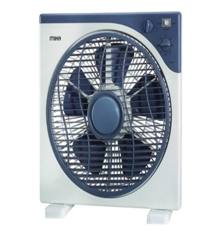 Mika Box Fan Square 12 Inch Dark Grey MFB1210/DG
