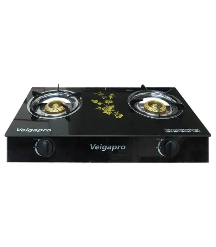 Ipcone Cooker 2 Burner - Glass Top And Gas Stove Double Burner 8112-2