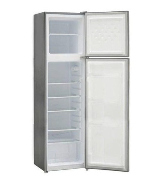 SmartPro Fridge Double Door , 170L - Silver, SFR-210-DT-I (1YR WRTY)