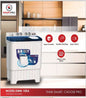 Smart Pro Washing Machine 10KG Twin Tub, White/Grey - SMW-10SA  (1YR WRTY)