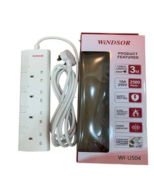 Windsor Extension Cable, Heavy Duty 4 Way WI-U504