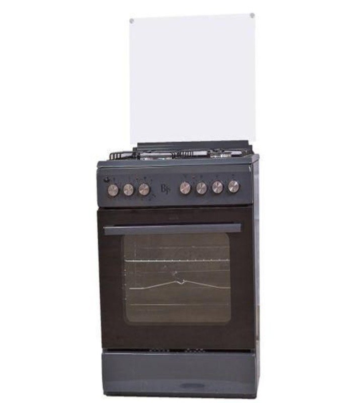 BJS Cooker, Elegance 60x60 3+1 Electric/Gas Cooker - W/ Turbo Fan - Oven 60L Capacity