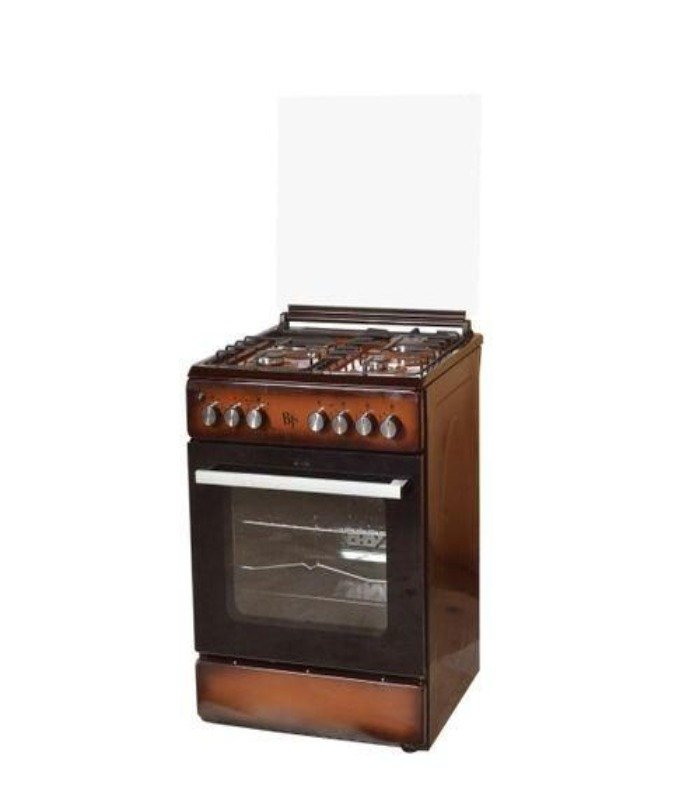 BJS Cooker, Elegance 60x60 3+1 Electric/Gas Cooker - W/ Turbo Fan - Oven 60L Capacity