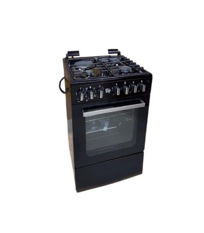 BJS Cooker, Elite Model 60x60 3+1 Electric/Gas Cooker - W/ Turbo Fan - Oven 60L Capacity