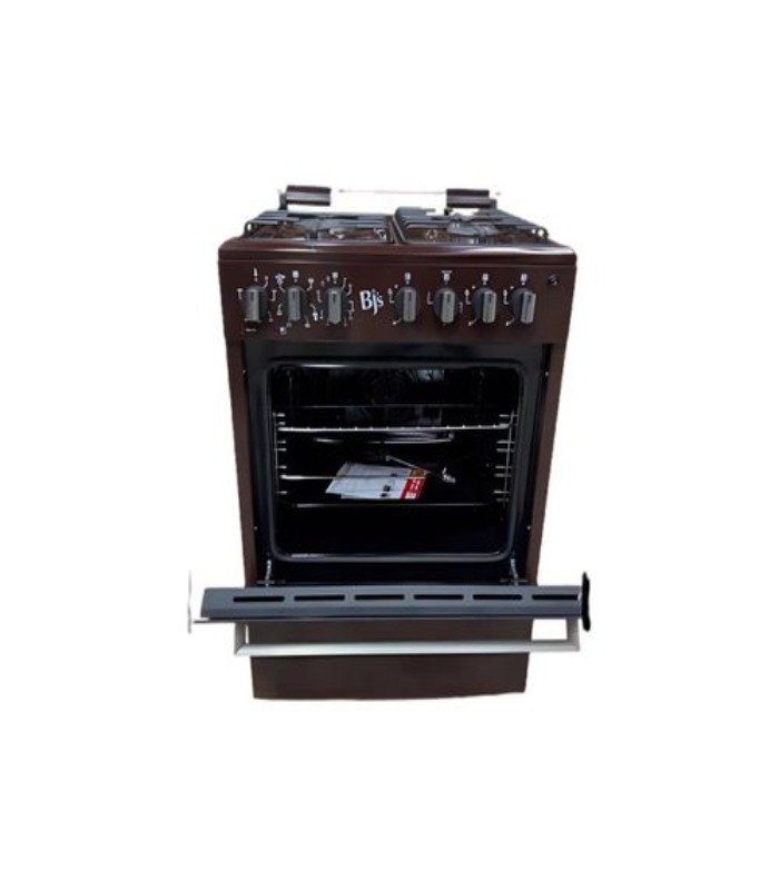 BJS Cooker, Elite Model 60x60 3+1 Electric/Gas Cooker - W/ Turbo Fan - Oven 60L Capacity