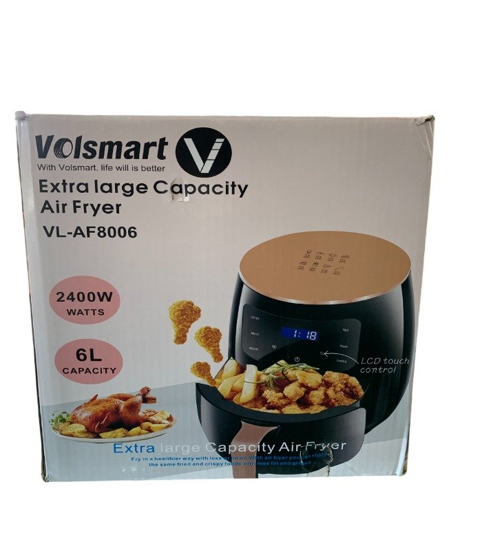 Air Fryer 6L With 8 Preset Menus VL-AF8006