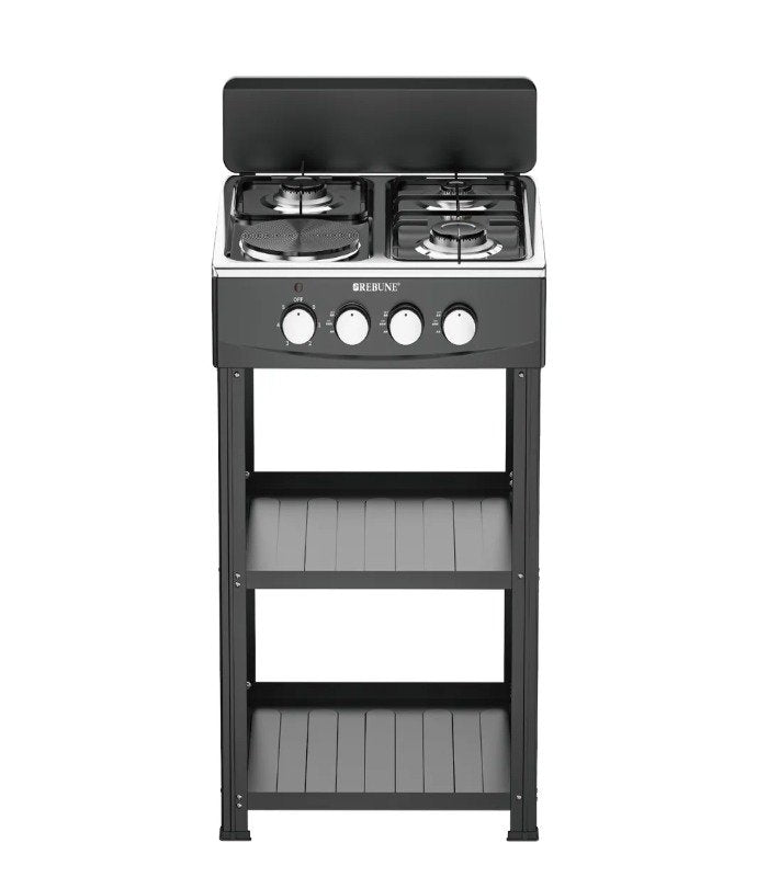 Rebune Cooker 3 gas with 1 electric Plate RE-4-067