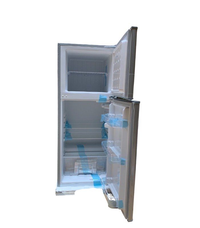 Rebune Fridge Double Door 138Liters RE-BCD-138 Silver