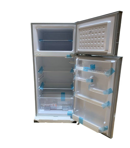 Rebune Fridge Double Door 210Liters RE-BCD-210 Silver