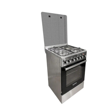 Syinix Cooker 60×60 3+1 Electric/Gas With Gas leakage sensor