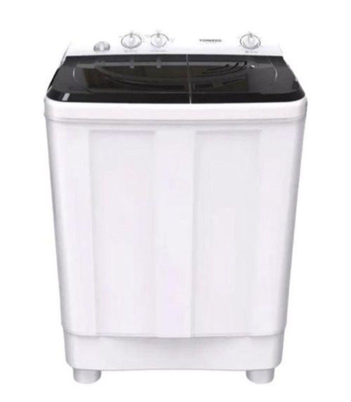 Tornado Washing Machine 10kg Spin Top Load, Twin Tub Wash and Spin Dry - TWH-Z10DNE