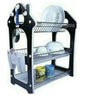 Nunix Dishrack 3 Layer Wooden With Removable Plastic Drip Tray.