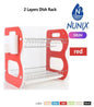 Nunix Dishrack 2 Layer Wooden With Removable Plastic Drip Tray.