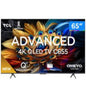 TCL TV 65 Inch Frameless 4K Ultra HD Google Tv Voice Control QLED