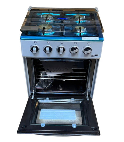 Ecomax Cooker 50x55cm 4 Gas Burners With Gas Oven