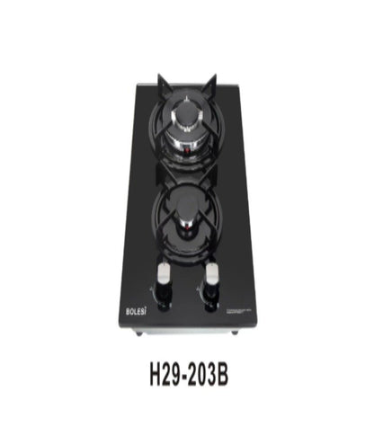 Bolesi Hob 2 Burner Built-in Glass H29-203B