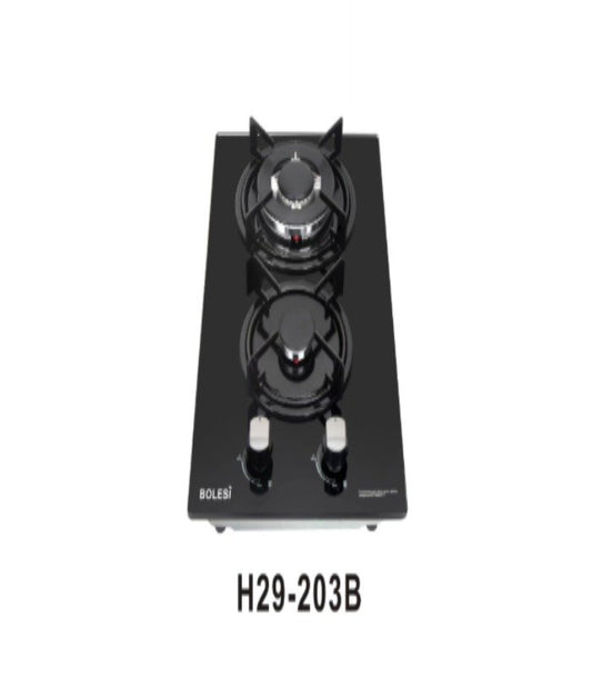 Bolesi Hob 2 Burner Built-in Glass H29-203B