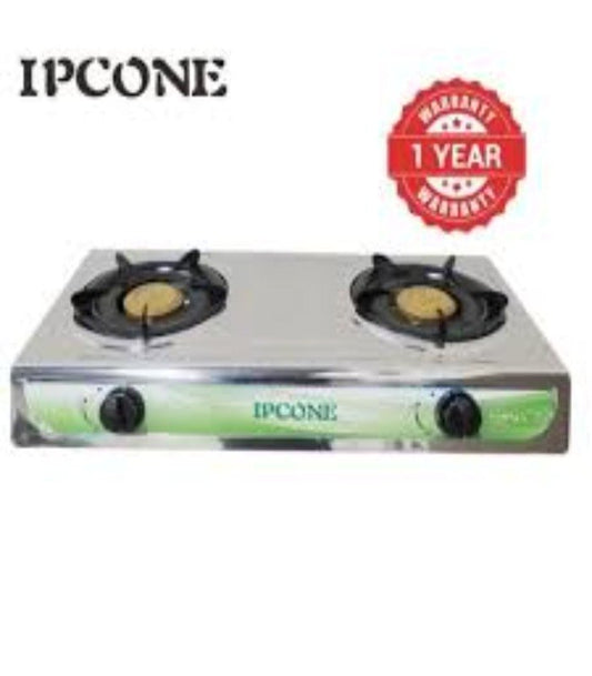 Ipcone Cooker 2 Burner Gas Tabletop Stainless Steel 7102