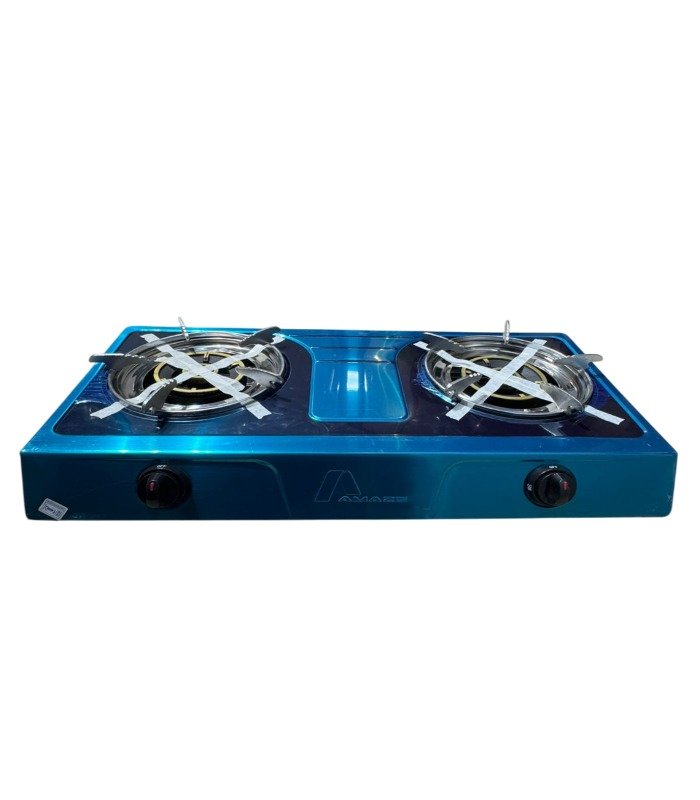 Amaze Cooker 2 Cast Iron Burners Stainless Steel
