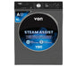 Von Washing Machine Front Load Fully Automatic Silver - 10KG VALW-10FVK
