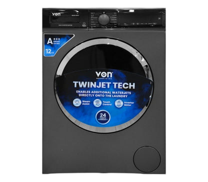 Von Washing Machine Front Load Fully Automatic- 12KG VALW-12FVK