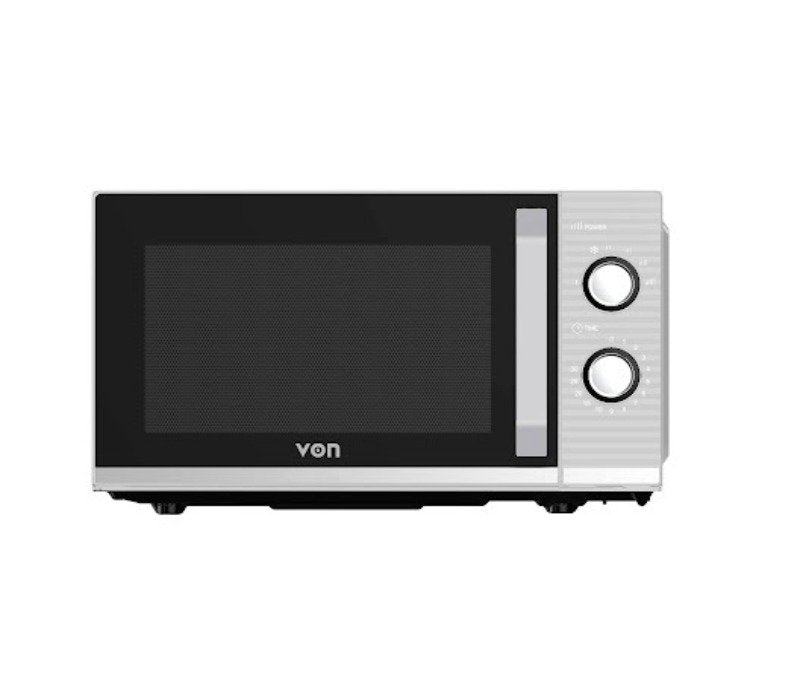 Von Microwave Oven Solo Mechanical 20L – Silver VAMS-22MGX