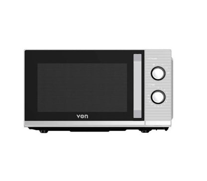 Von Microwave Oven Solo Mechanical 20L – Silver VAMS-22MGX