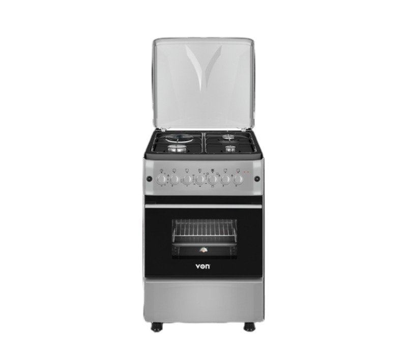 Von Cooker 3 Gas + 1 Electric VCF563131NFS Silver