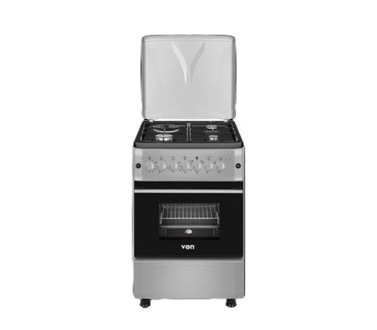 Von Cooker 3 Gas + 1 Electric VCF563131NFS Silver