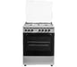 Von Cooker 3 Gas + 1 Electric VCF653141NSY Enamel Inox Grey
