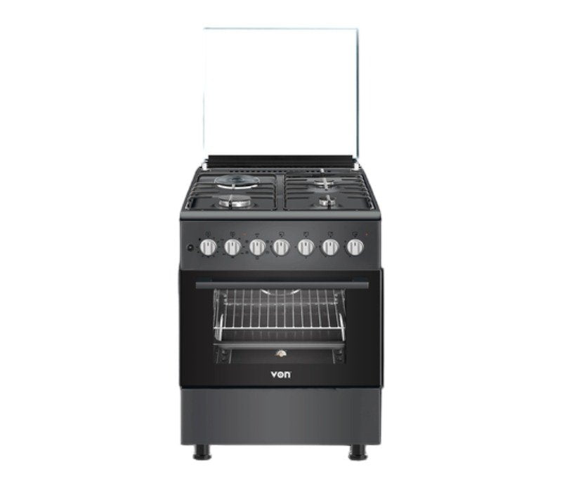 Von Cooker 3 Gas + 1 Electric VCF663151FFG Graphite Grey