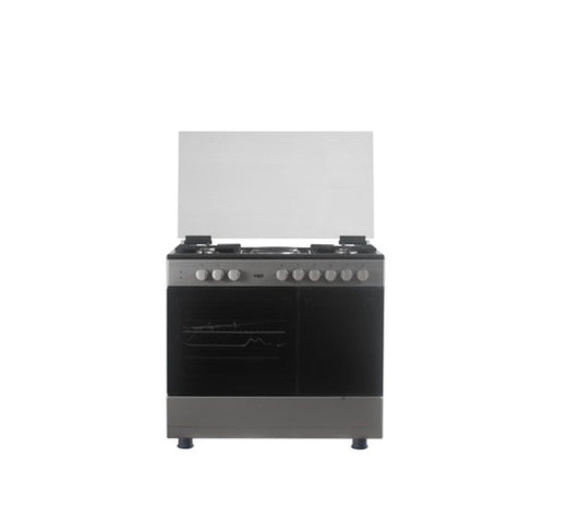 Von Cooker 4 Gas + 2 Electric - VCF964261FSY 2 Rapid Black and Inox Grey